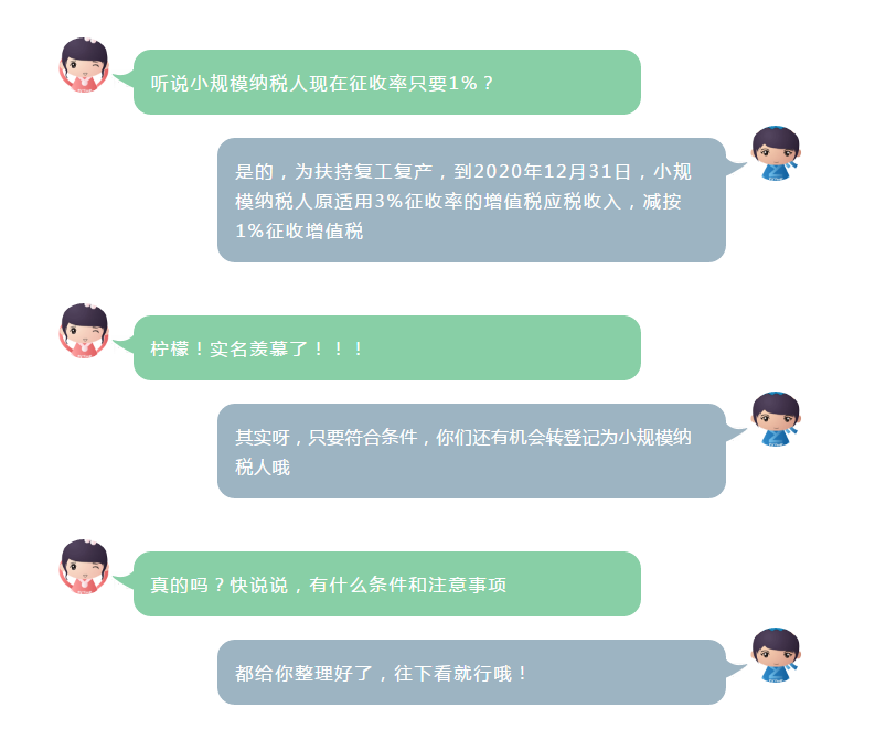 一般納稅人轉(zhuǎn)登記為小規(guī)模納稅人年底結(jié)束，請(qǐng)留意