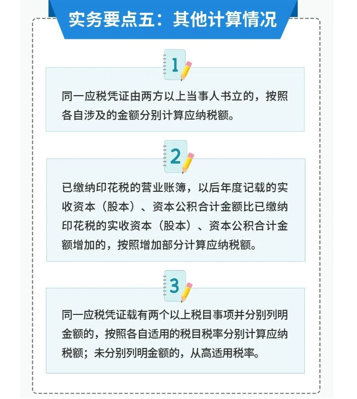 印花稅的實用干貨來啦！